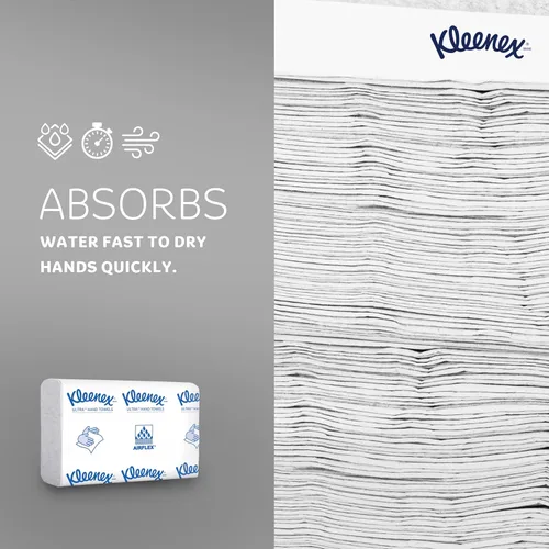 Miniatura 4 de Kleenex Reveal Dispensador de sistema de encimera (51904), 13.3” x 9” x 5.2”, se adapta a toallas de mano de papel plegadas de Kleenex, color gris