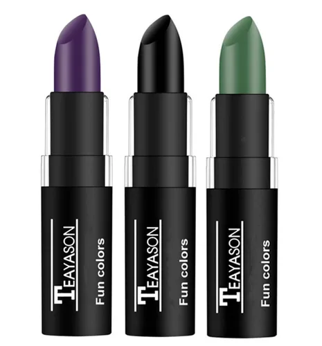Miniatura 8 de Go Ho 2 piezas de maquillaje de payaso blanco y negro en barra mezclable – pintura para ojos negros y cuerpo facial maquillaje profesional FX