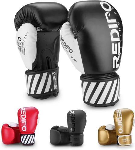 Miniatura 7 de Guantes de boxeo para hombres y mujeres, guantes de entrenamiento de saco pesado de cuero premium para sparring, guantes profesionales para saco