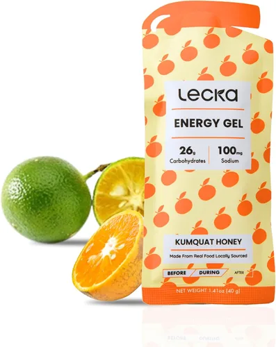 Miniatura 10 de Lecka Geles energéticos naturales – Combustible para correr sin maltodextrina para estómagos sensibles – 0.95 oz de carbohidratos de semillas