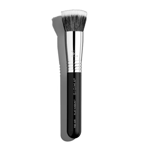 Miniatura 6 de Sigma Beauty Kabuki plana pincel de maquillaje denso F80 – Flat parte superior Jefe, suave y fibras Cepillo plano Kabuki F80