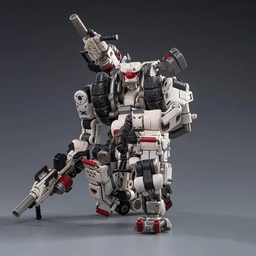 Miniatura 5 de Pipigirl Figura de acción de soldado Mecha extraíble 1/18, serie Hurricane, máquina de combate de asalto de tormenta blanca, modelo de armadura
