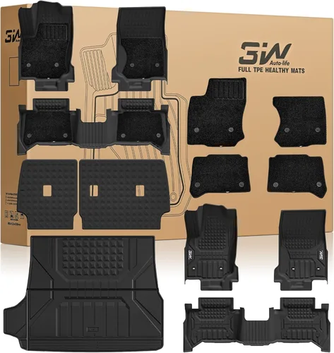 Miniatura 27 de 3W Alfombrilla de carga personalizada para Toyota Sienna 2021-2026, alfombrilla de maletero TPE para Sienna 7 asientos y 8 asientos, accesorios