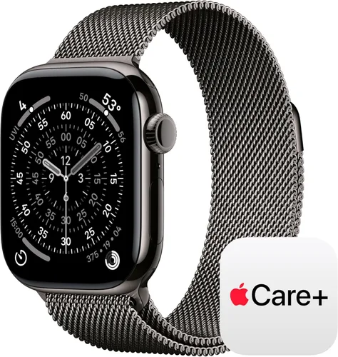 Miniatura 24 de Apple Reloj inteligente de la serie 11 [GPS de 1.654 in] con caja de aluminio plateado con correa deportiva de niebla morada - S/M. Puntuación