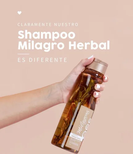 Miniatura 5 de Milagros Champú Herbal & Tratamiento Biorepolarizador Combate caida del cabello y promueve su crecimiento Tratamiento de Colombia Milagros ideal