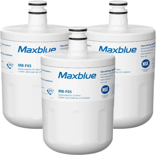 Miniatura 9 de Maxblue Filtro de agua para refrigerador 5231JA2002A, repuesto para LG® LT500P®, ADQ72910911, GEN11042FR-08, LFX25974ST, ADQ72910901, ADQ72910907
