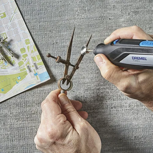 Miniatura 5 de Dremel Cepillos de acero al carbono 443-02 (paquete de 2), diámetro de 1/8