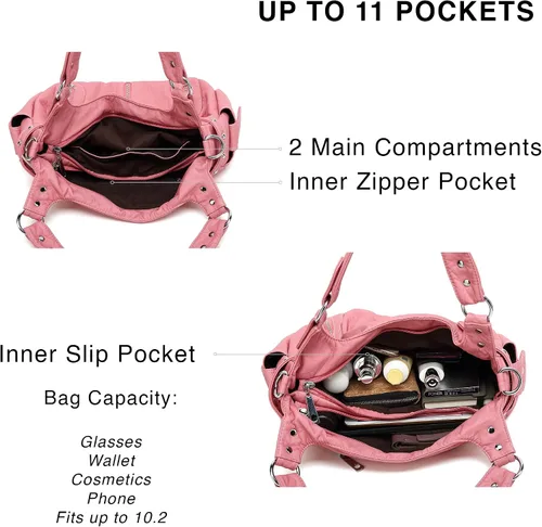 Miniatura 35 de Scarleton: Bolso de mano para mujer, monederos para mujer, bolsos de hombro para mujer, H1292