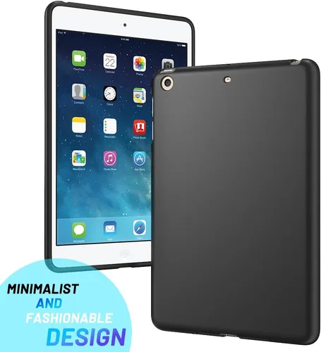 Miniatura 2 de Puxicu Funda para iPad mini 1 2 3, diseño delgado mate TPU goma suave TPU cubierta protectora para 7.9 "iPad mini funda 1ª 2ª 3ª generación, negro