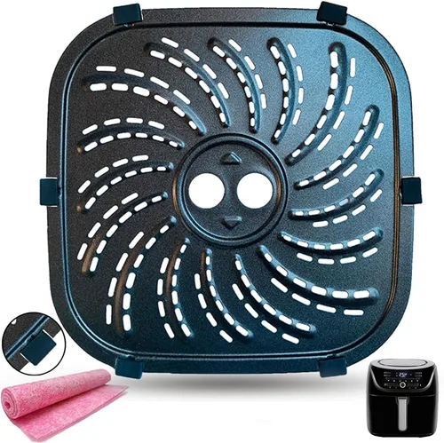 Sartén para freidora de aire de 8 cuartos de galón para freidora de aire PowerXL Vortex Pro Plus, bandeja antiadherente prémium para freidora de