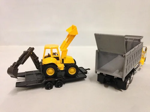 Miniatura 4 de Camión volquete Lonestar internacional a escala 1:43 con cargador de ruedas