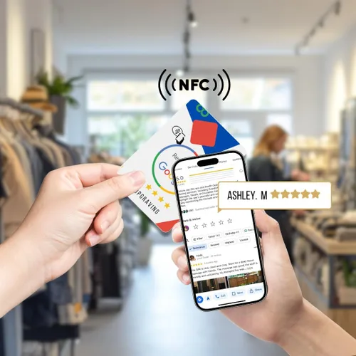 Miniatura 6 de Soporte para tarjetas de revisión con código QR, Una tarjeta