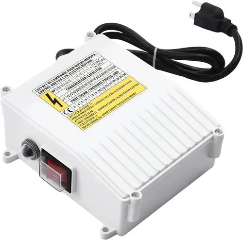 Miniatura 7 de Bomba sumergible de pozo profundo, 110 V/60 HZ, 3420 RPM, 11.89 galones/min, bomba de agua de acero inoxidable con cable eléctrico de 65.62 pies