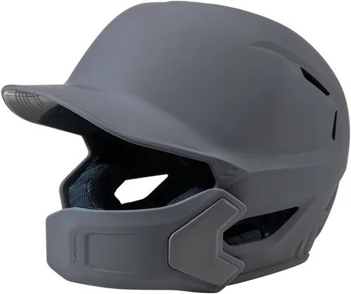 Miniatura 11 de Champro HXE - Casco de bateo de béisbol mate con protector de mandíbula