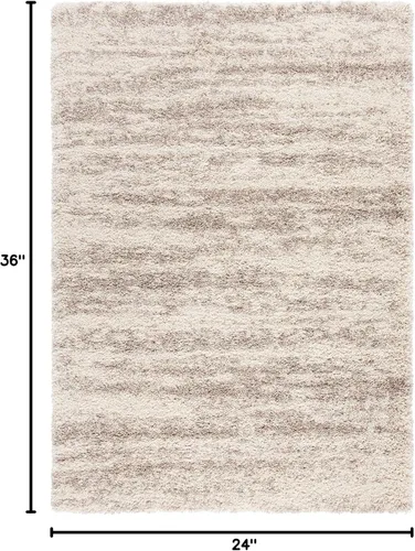 Miniatura 2 de SAFAVIEH Hudson Shag Collection - Alfombra decorativa de 2 x 3 pies, diseño moderno, no desprende pelusa y de fácil cuidado, 2 pulgadas de grosor