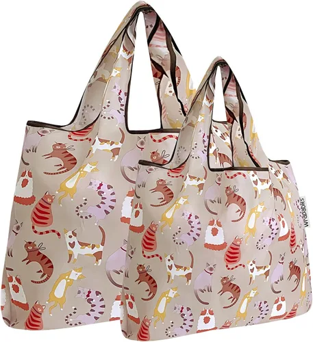 Miniatura 18 de allydrew Large Foldable Tote Nylon Reusable Grocery Bags