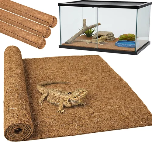 Miniatura 8 de Alfombra de Reptil, Alfombrilla de Reptil, Dragón Barbudo, Sustrato de Gecko Leopardo, Piso para Tanque de Dragón Barbudo, Serpiente, Cama