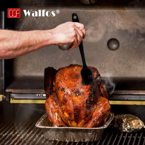 Miniatura 5 de Walfos Juego de 5 cepillos de silicona para repostería, resistentes al calor, perfectos para hornear, parrilla de barbacoa, cocina de cocina, núcleo