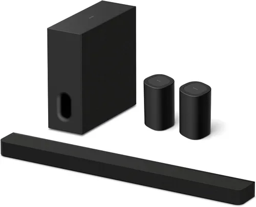 Sony BRAVIA Theater Bar 8 Sound Bar (HT-A8000) with Sub 7 Wireless Subwoofer (SA-SW7) and Rear 8 Wireless Rear Speakers (SA-RS8) Bundle