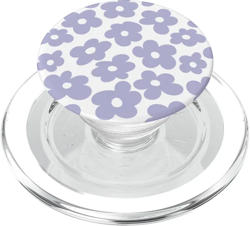 Miniatura 8 de PopSockets de popSockets intercambiables con diseño de flores de color lila claro