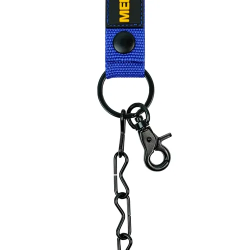 Miniatura 8 de MELOTOUGH Tanga de cinta para cinturón de herramientas, cintura electricistas, cadena con llavero y gancho de gatillo, color azul, 1 paquete