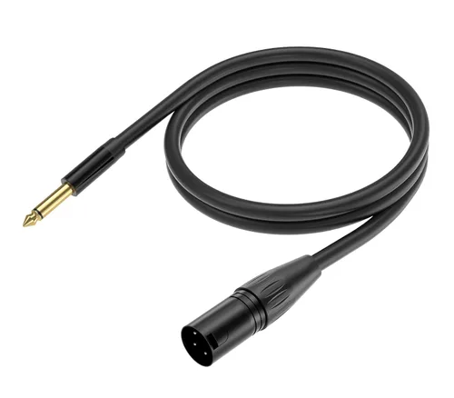 Miniatura 8 de Cable hembra de 0.138 in a XLR - Cable de micrófono TRS a XLR de 3 pines de 5 pies y 1/8 pulgadas - Cable de micrófono estéreo equilibrado