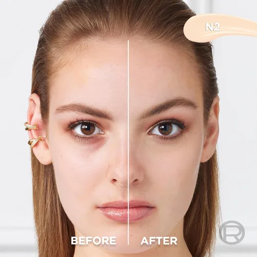 Miniatura 2 de L'Oreal Paris True Match - Corrector de suero radiante, corrector iluminador debajo de los ojos con 1.5% de ácido hialurónico y cafeína, N2, 0.33