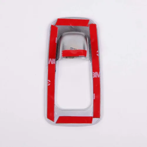 Miniatura 7 de YIWANG para Mercedes Benz W213 E GLC Clase C W205 2015-2020 ABS cromado mate cubierta de freno de mano electrónica