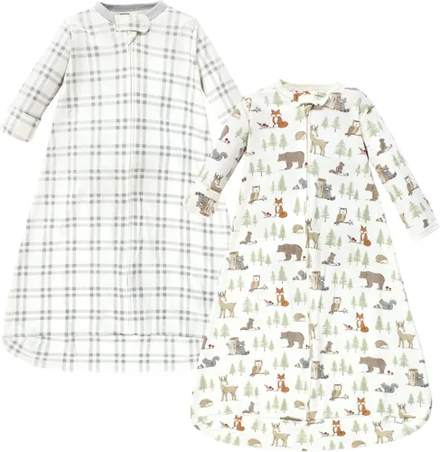 Miniatura 50 de Hudson Baby Saco de dormir unisex de algodón con manga larga para bebé, saco, manta Toile