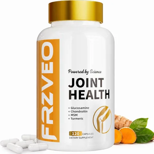 Suplemento de salud articular para mujeres y hombres, suplemento de apoyo articular glucosamina condroitina MSM, 120 cápsulas