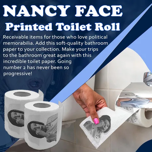 Miniatura 3 de Nancy Pelosi - Rollo de papel higiénico novedoso, paquete de 2 unidades Pelosi divertido regalo político para demócratas y republicanos Paquete
