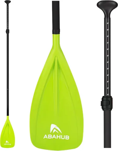 Miniatura 14 de Abahub SUP Paddles - 3 piezas ajustables de pie remo ligero para paddleboard, aleación de aluminio recubierto de poliuretano eje 68 a 84 pulgadas