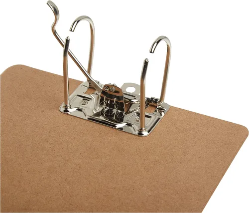 Miniatura 3 de Officemate Portapapeles de madera reciclada, clip de palanca de arco, paquete de 1 portapapeles, tamaño carta (9 x 15.5 pulgadas), marrón (83120)