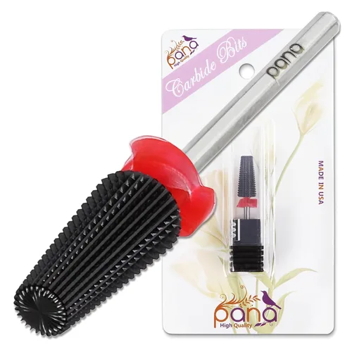 Miniatura 21 de PANA Broca de carburo de uñas 5 en 1 con vástago de 3/32 pulgadas - (grueso triple - grano extra fino, púrpura) - rotación bidireccional para uso