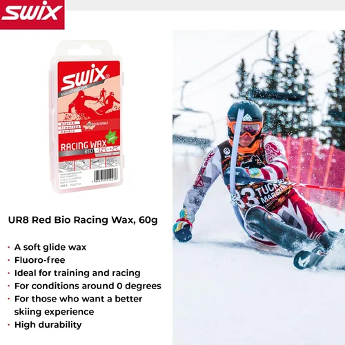 Miniatura 2 de Swix UR8 Biodegradable Ski/Snowboard Wax - Moderate Conditions 14 to 36 Degrees Fahrenheit