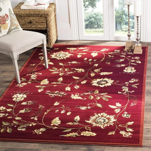 Miniatura 21 de SAFAVIEH - Alfombra de acento de la colección Lyndhurst, 3'3" x 5'3", color negro y multi, diseño floral tradicional, no desprende pelusa y de fácil