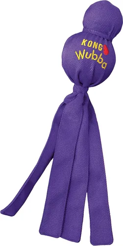 KONG Wubba - Juguete para perros para tirar y buscar - Suministros para perros para cachorros y tiempo de juego para perros - Juguete para perros de