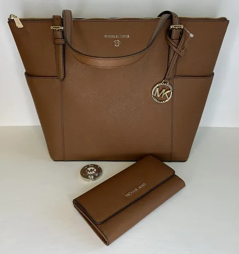 Miniatura 2 de MICHAEL Michael Kors Jet Set grande con cremallera superior y gancho para bolso a juego