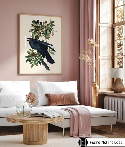 Miniatura 6 de Poster Master Vintage James Audubon Póster - Impresión Retro de Cuervo - Arte de Aves de América - Arte de Aves - Regalo para Hombres, Mujeres