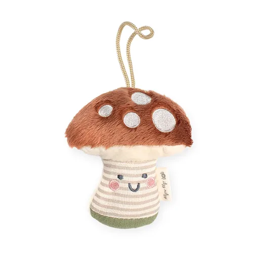 Miniatura 6 de Itzy Ritzy - Juego de chupón y Lovey; Set de hongo de felpa desmontable y chupón de silicona verde a juego; Ideal para edades de 0 meses en Diseño