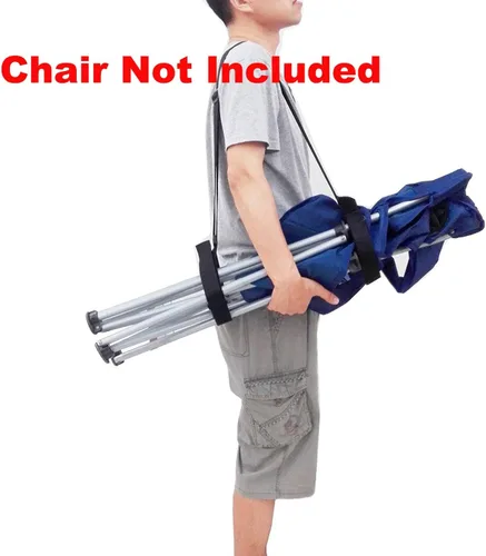 Miniatura 2 de YYST Correa de transporte para silla de playa plegable (silla no incluida) - Fácil de usar - Fácil de transportar - 1/PK