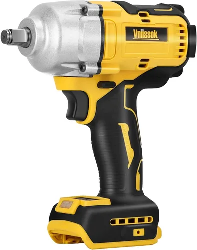 Llave de impacto inalámbrica de 1/2 pulgada para batería Dewalt de 20 V, destornillador de impacto de 1000 N.m, pistola de impacto eléctrica sin