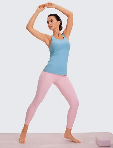 Miniatura 4 de CRZ YOGA Butterluxe - Camiseta sin mangas para mujer, para yoga, entrenamiento, espalda cruzada, para gimnasio