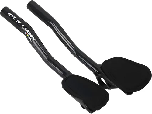 Miniatura 7 de TT Bars Carbon Bike Areo Bars Manillar RXL SL Bullhorn Handlebars Carbon Aero Bars Aero Manillar Negro 3K Brillante 31.8X340mm Triatlón Aero Barras