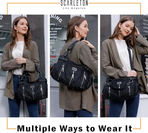 Miniatura 8 de Scarleton: Bolso de mano para mujer, monederos para mujer, bolsos de hombro para mujer, H1292