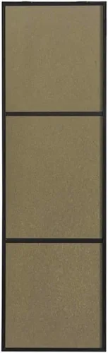Miniatura 6 de Elegant Decor Monet - Espejo rectangular con marco de metal (60 x 18 pulgadas), color negro