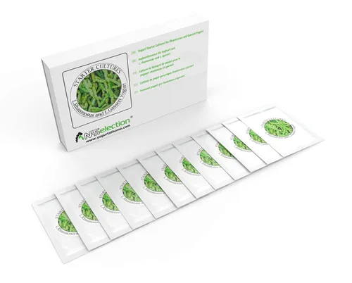 Yogurt Starter Cultures - Paquete de 12 sobres liofilizados para Lactobacillus Rhamnosus y L.Gasseri Yogurt (Paquete de 12 sobres)