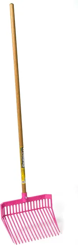 Miniatura 2 de Little Giant® DuraFork Horca de Heno Horca para Estiércol Horca Estable de Policarbonato con Púas Anguladas Azul Baya