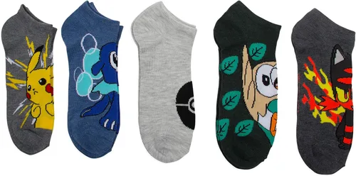 Miniatura 3 de Pokemon Paquete de 5 calcetines para hombre