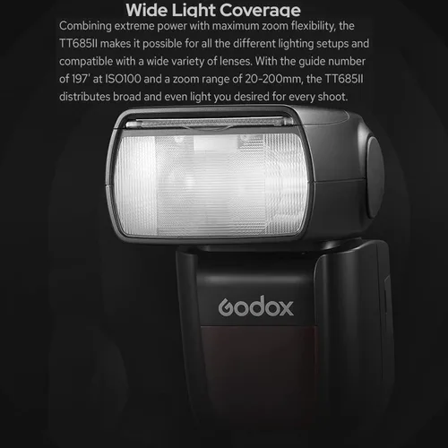 Miniatura 6 de Godox TT685II-N TT685IIN Flash de cámara para Nikon Flash Speedlight, 2.4G TTL GN60 HSS 1/8000S Godox Flash para Nikon, tiempo de reciclaje